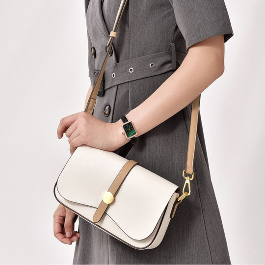 Kenzie handbag in elegant and chic faux leather