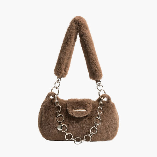 Madison Faux Fur Shoulder Bag