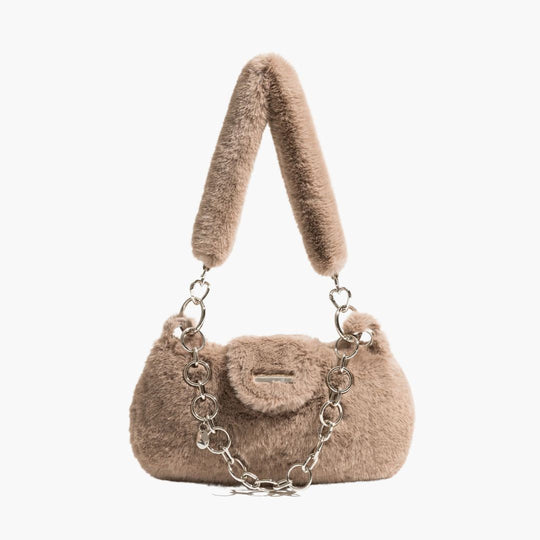 Madison Faux Fur Shoulder Bag