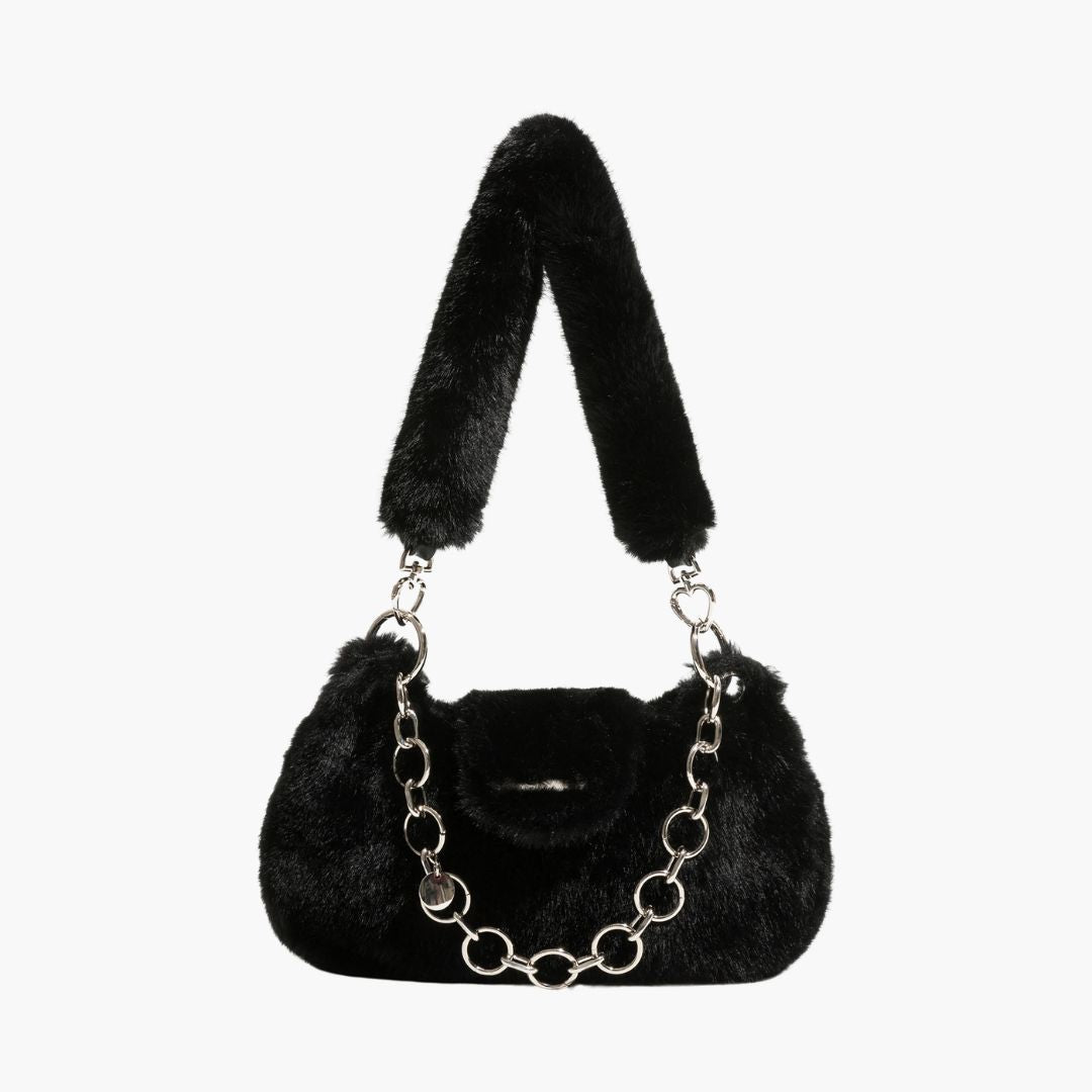 Madison Faux Fur Shoulder Bag