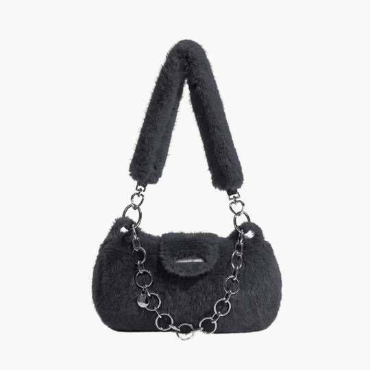 Madison Faux Fur Shoulder Bag