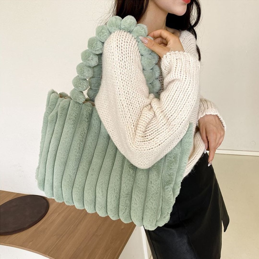 Soft and Cozy Plush Shoulder Bag