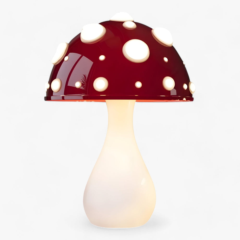 Biomimetic Lamp Amanita | Flying Mushroom with Tricolor LED - Warm Light for Living Room