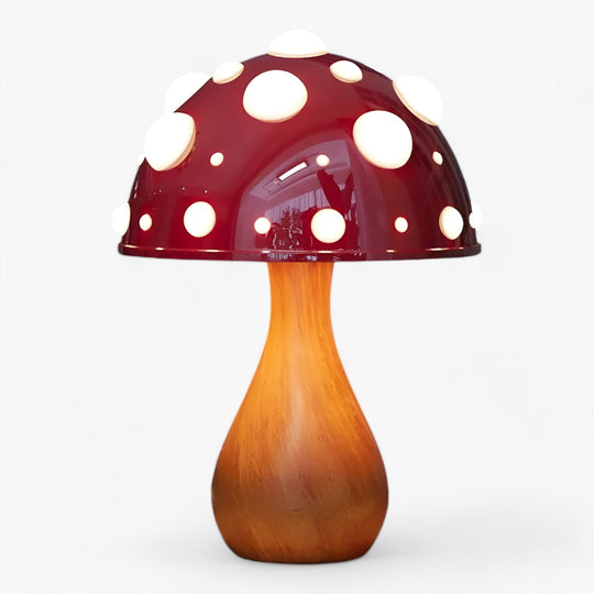 Biomimetic Lamp Amanita | Flying Mushroom with Tricolor LED - Warm Light for Living Room