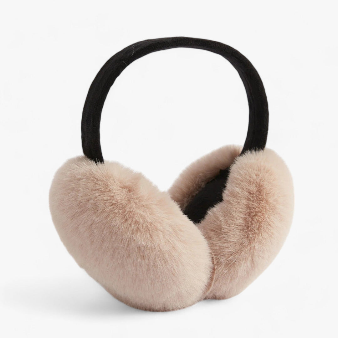 Aurora | Faux fur rabbit ear warmers - Cozy winter warmth