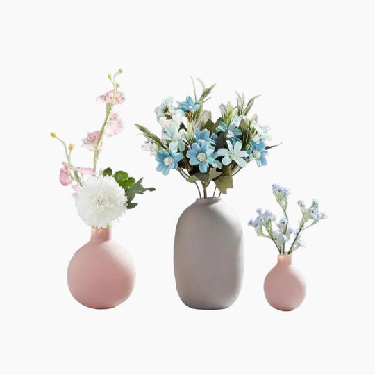 Modern and Elegant Ceramic Vase Set - Colorful and Stylish Minimalism for Your Home