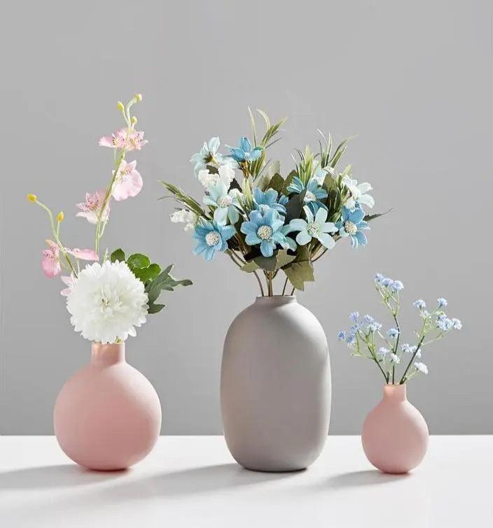 Modern and Elegant Ceramic Vase Set - Colorful and Stylish Minimalism for Your Home