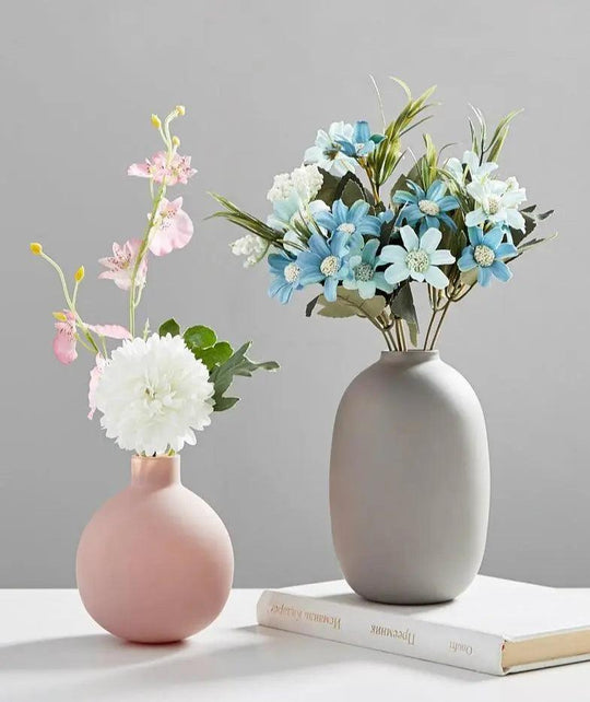 Modern and Elegant Ceramic Vase Set - Colorful and Stylish Minimalism for Your Home