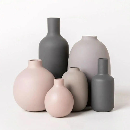 Modern and Elegant Ceramic Vase Set - Colorful and Stylish Minimalism for Your Home