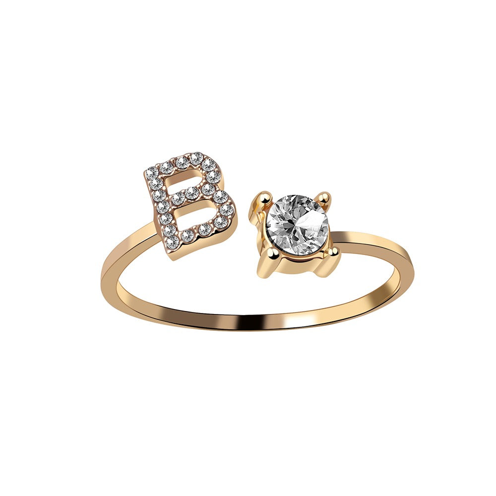 Lira ™ | Letter Ring - Personal Expression through Initials