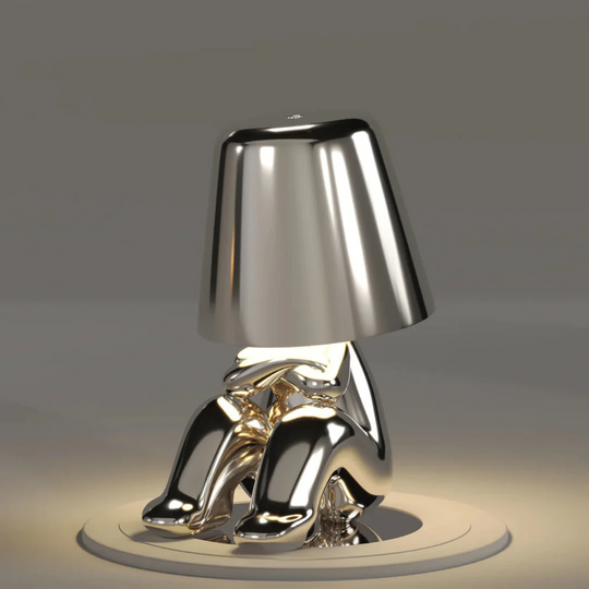 RayDude | Golden Man Lamp - Sparkle and Style