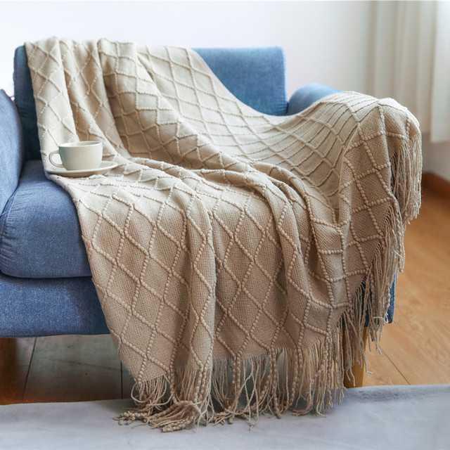 Monarch Knit Blanket - Lightweight and Soft, Expertly Designed for Absolute Comfort, Dry Clean Only