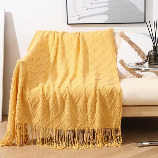 Monarch Knit Blanket - Lightweight and Soft, Expertly Designed for Absolute Comfort, Dry Clean Only