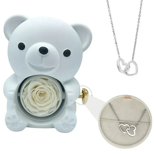 Gerda™ | Eternal Bear - Romantic gift with engraved necklace