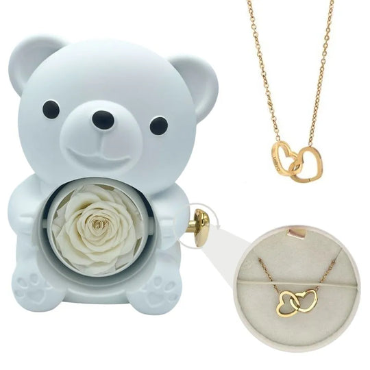 Gerda™ | Eternal Bear - Romantic gift with engraved necklace