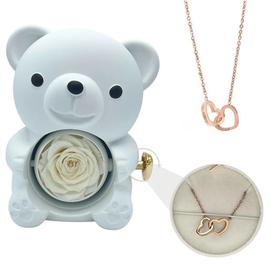 Gerda™ | Eternal Bear - Romantic gift with engraved necklace