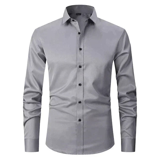 Austin™ | Men's Shirt - Elegance with Long Sleeves and No Elastic Knitting