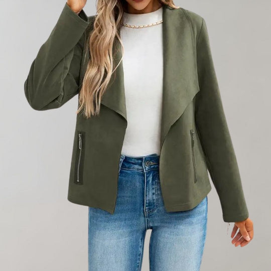 SUSANNE | Suede Jacket - Fitted and Casual for an Elegant Look