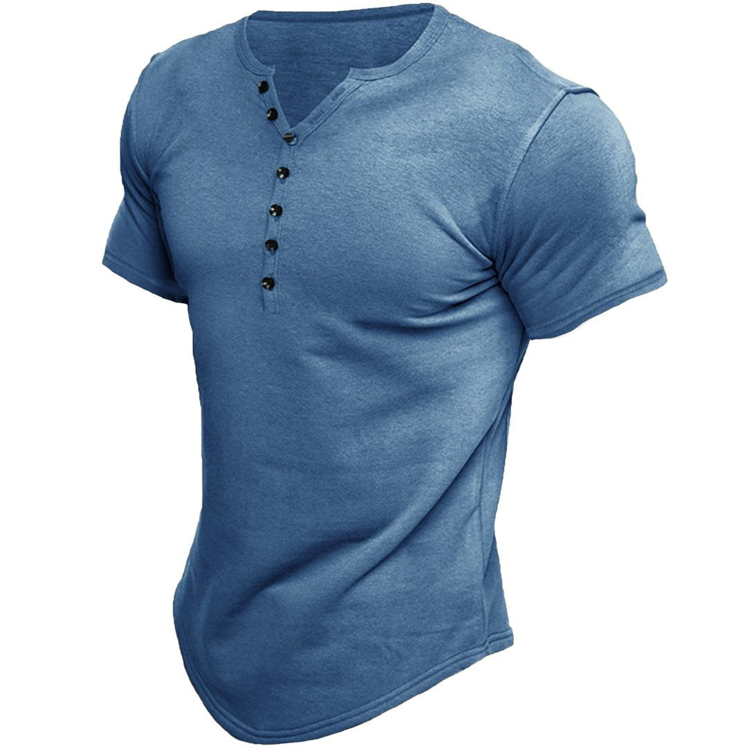 Tom Harding Short Sleeve Henley Shirt