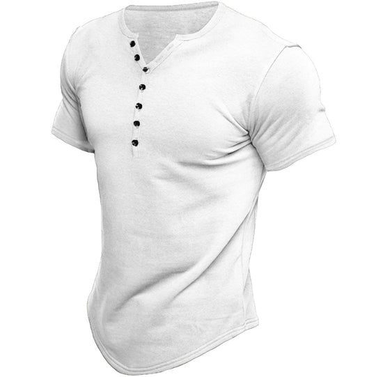 Tom Harding Short Sleeve Henley Shirt