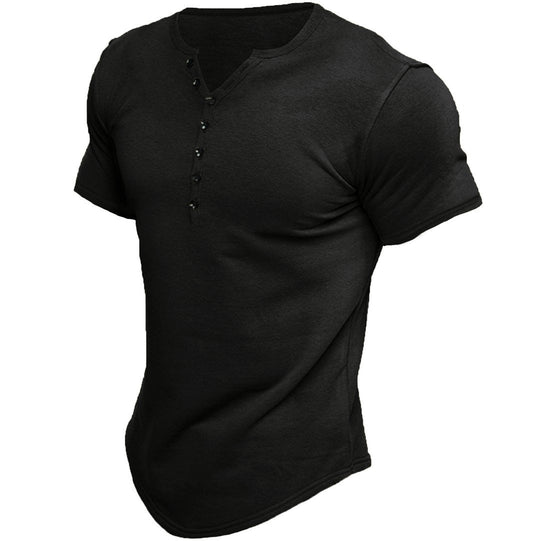 Tom Harding Short Sleeve Henley Shirt