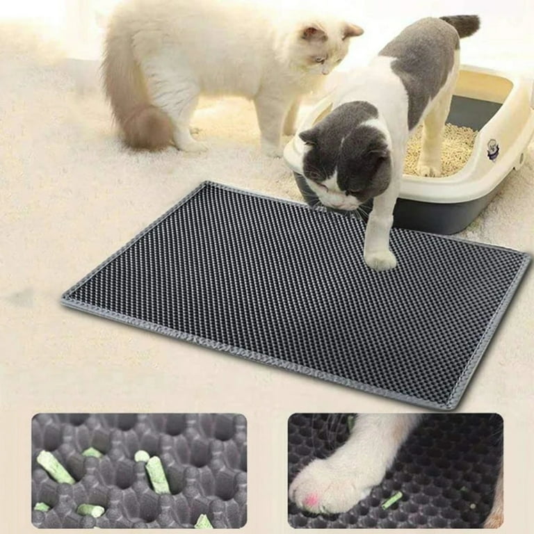 LitterBox™️ | Double Layer Litter Mat for Cats - Keep Your Floors Clean