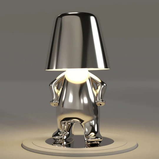 RayDude | Golden Man Lamp - Sparkle and Style