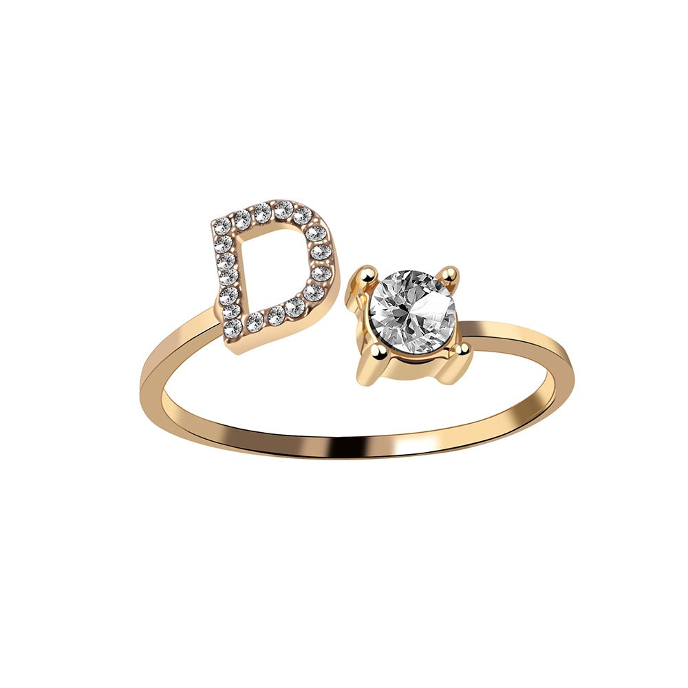 Lira ™ | Letter Ring - Personal Expression through Initials