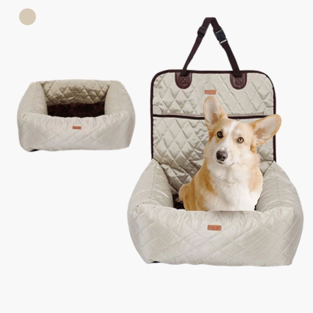 CozyNest - Dog Car Seat & Bed | Car Accessory - Double Function for Travel Comfort