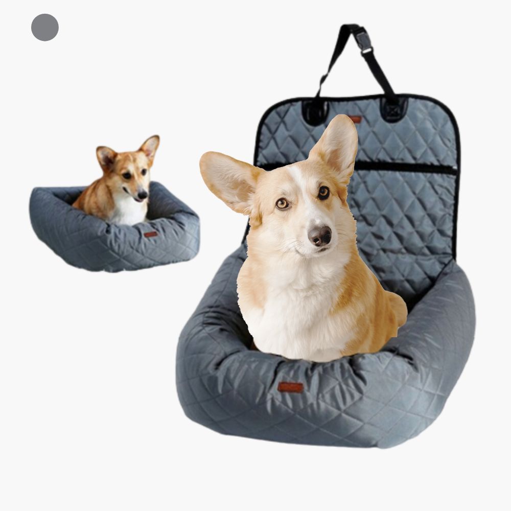 CozyNest - Dog Car Seat & Bed | Car Accessory - Double Function for Travel Comfort