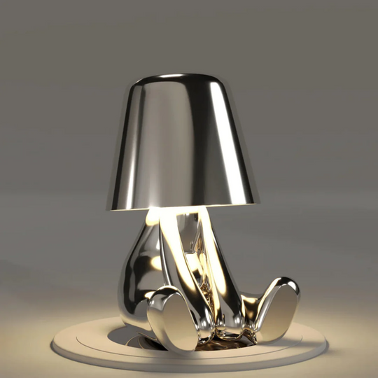 RayDude | Golden Man Lamp - Sparkle and Style