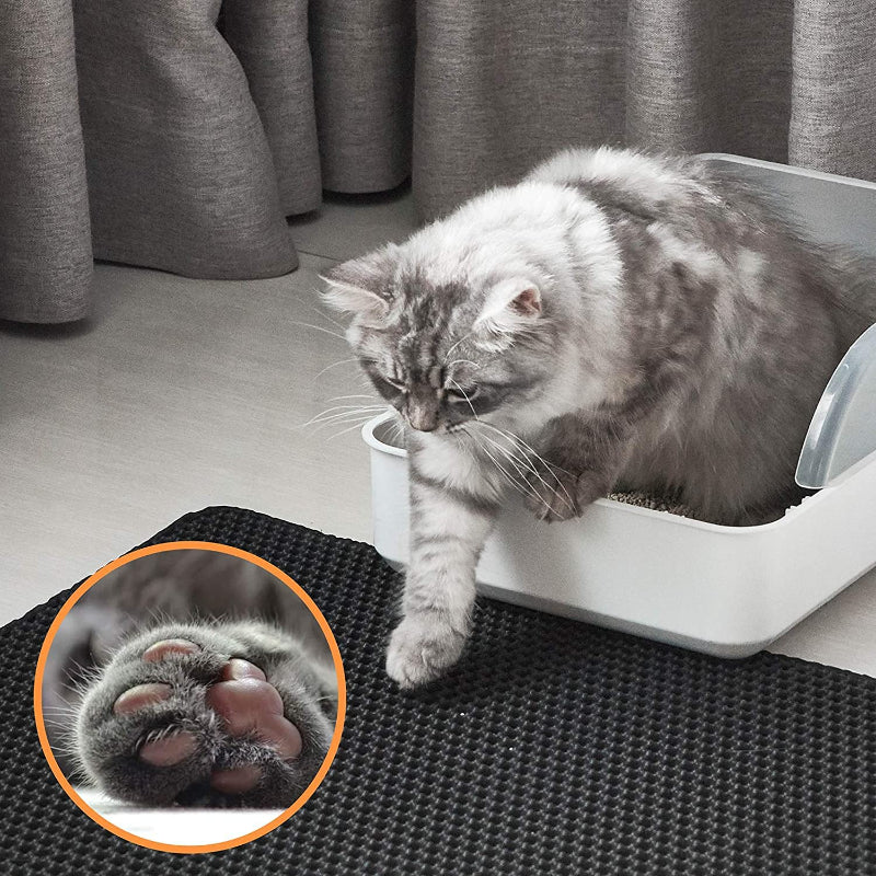 LitterBox™️ | Double Layer Litter Mat for Cats - Keep Your Floors Clean