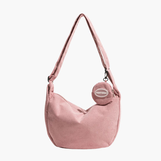 Elara Corduroy Shoulder Bag