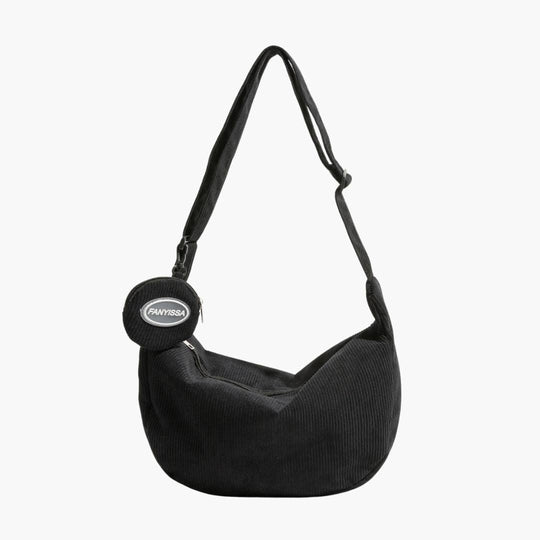 Elara Corduroy Shoulder Bag