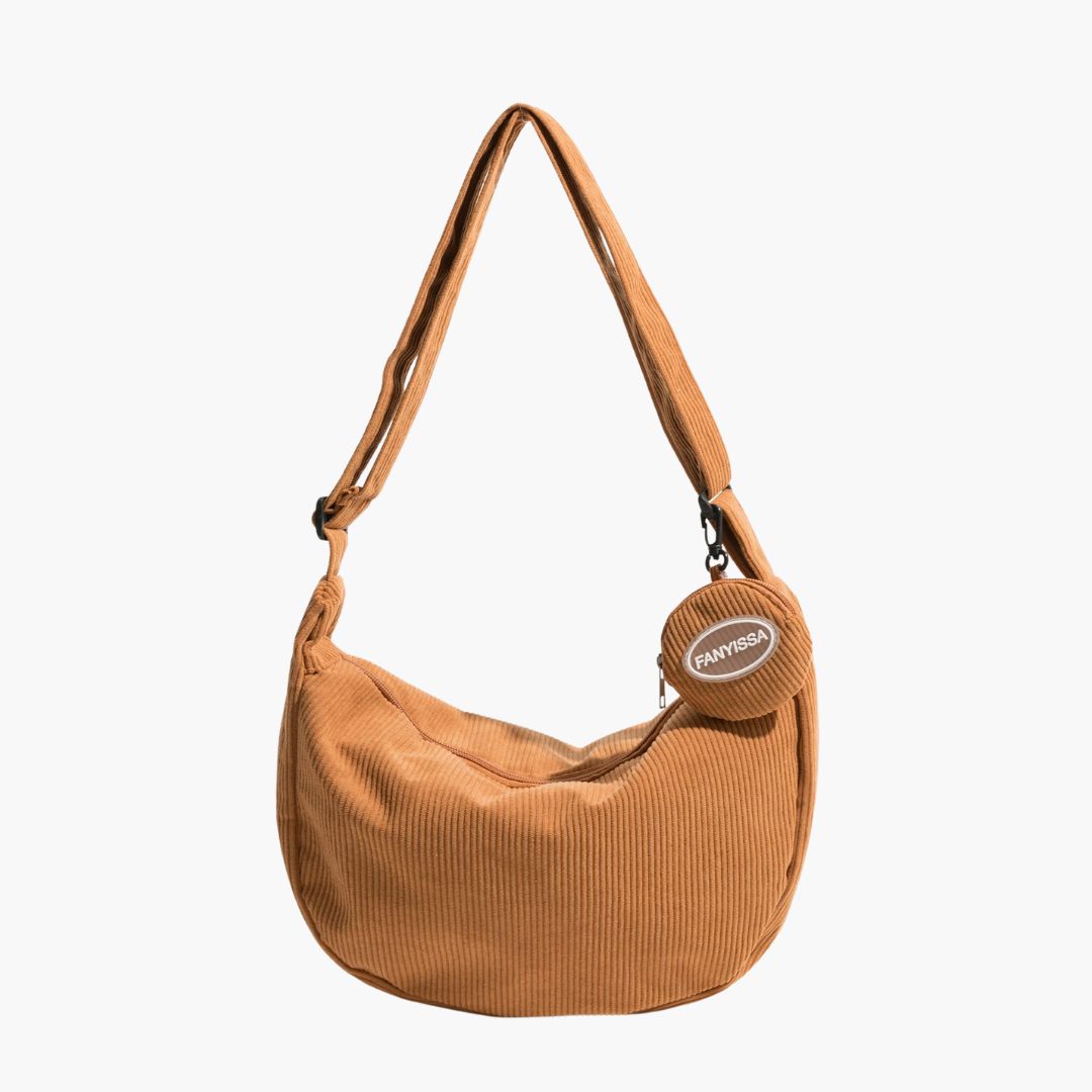 Elara Corduroy Shoulder Bag