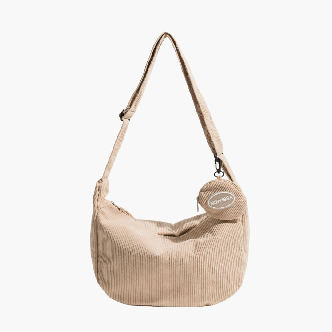 Elara Corduroy Shoulder Bag