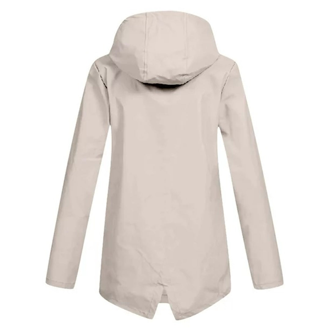 ANNA | Long Rain Jacket with Hood for Maximum Protection