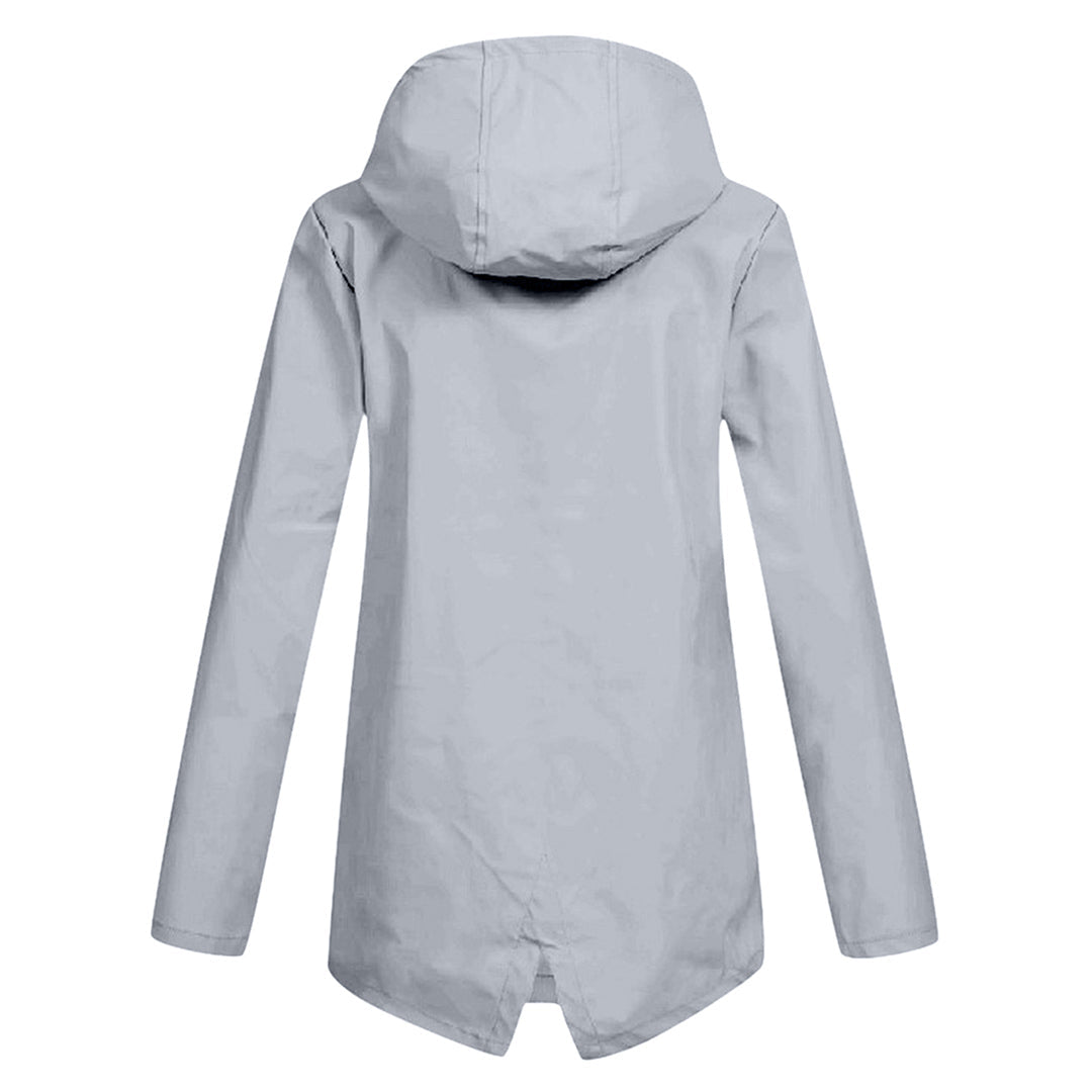 ANNA | Long Rain Jacket with Hood for Maximum Protection