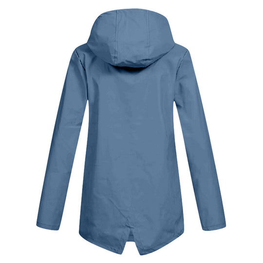 ANNA | Long Rain Jacket with Hood for Maximum Protection