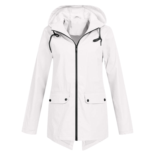 ANNA | Long Rain Jacket with Hood for Maximum Protection