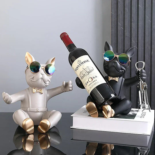 ServiPup | Décoration de Chien - Pour le Rangement du Vin