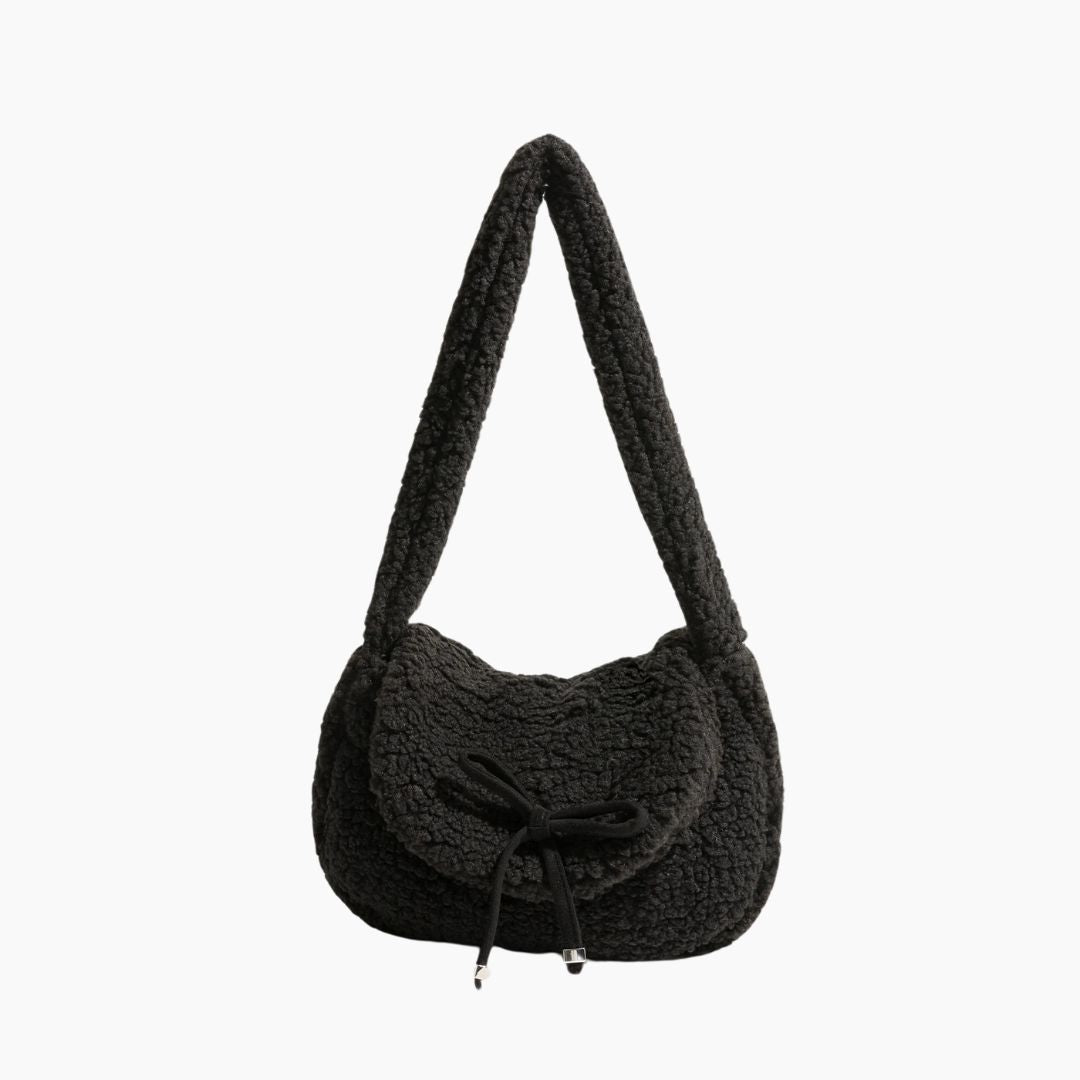 Nora faux fur shoulder bag