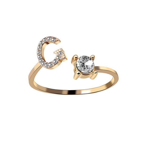 Lira ™ | Letter Ring - Personal Expression through Initials