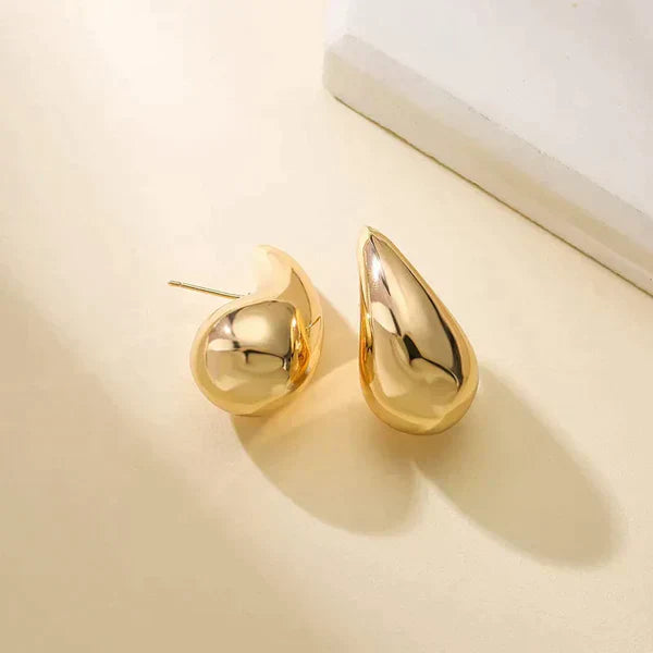 Celestial Drops™ | Earrings - Luxurious Tear Drops in Gold and Silver