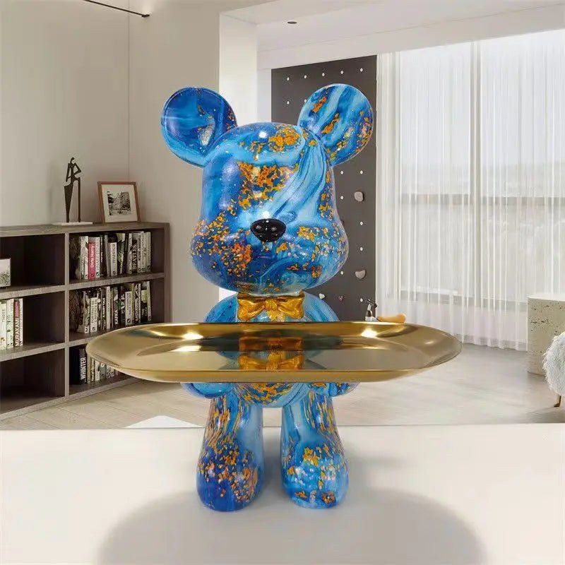 StreetPaws | Graffiti Bear Figurine - Urban and Unique Style