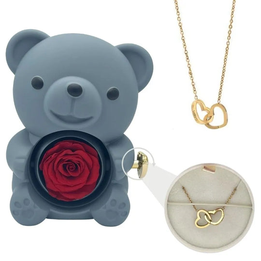 Gerda™ | Eternal Bear - Romantic gift with engraved necklace