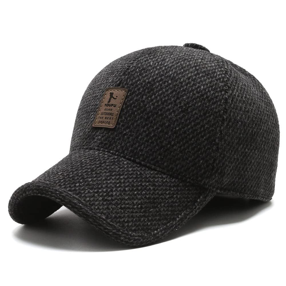 SnapHat™ | Knitted Winter Baseball Cap - Warmth & Style Combined for Cold Weather