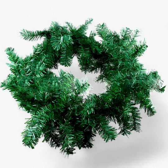 Holly | 2.7M Artificial Fir Christmas Wreath - Elegant Holiday Decoration