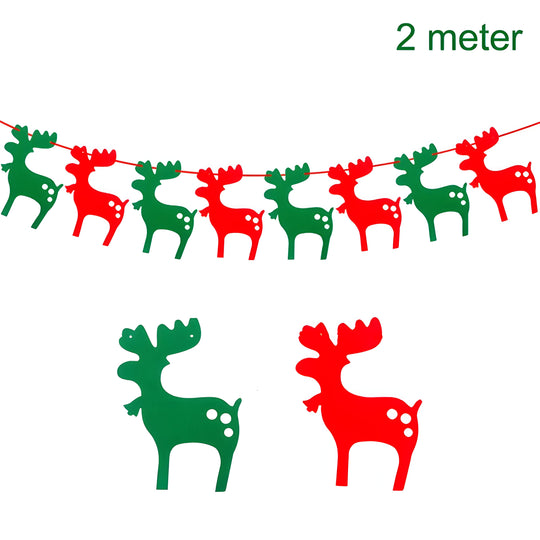 MerryBanner | Christmas Banner Garland - Add a Festive Touch to Your Home