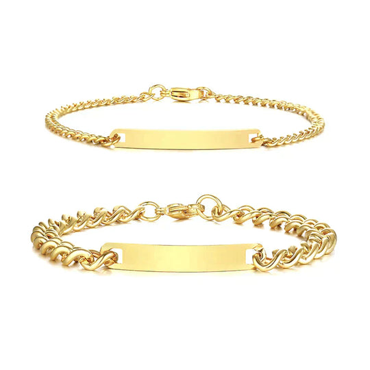 Liebes | Bracelet Set - Sentimental Engravings for Precious Moments